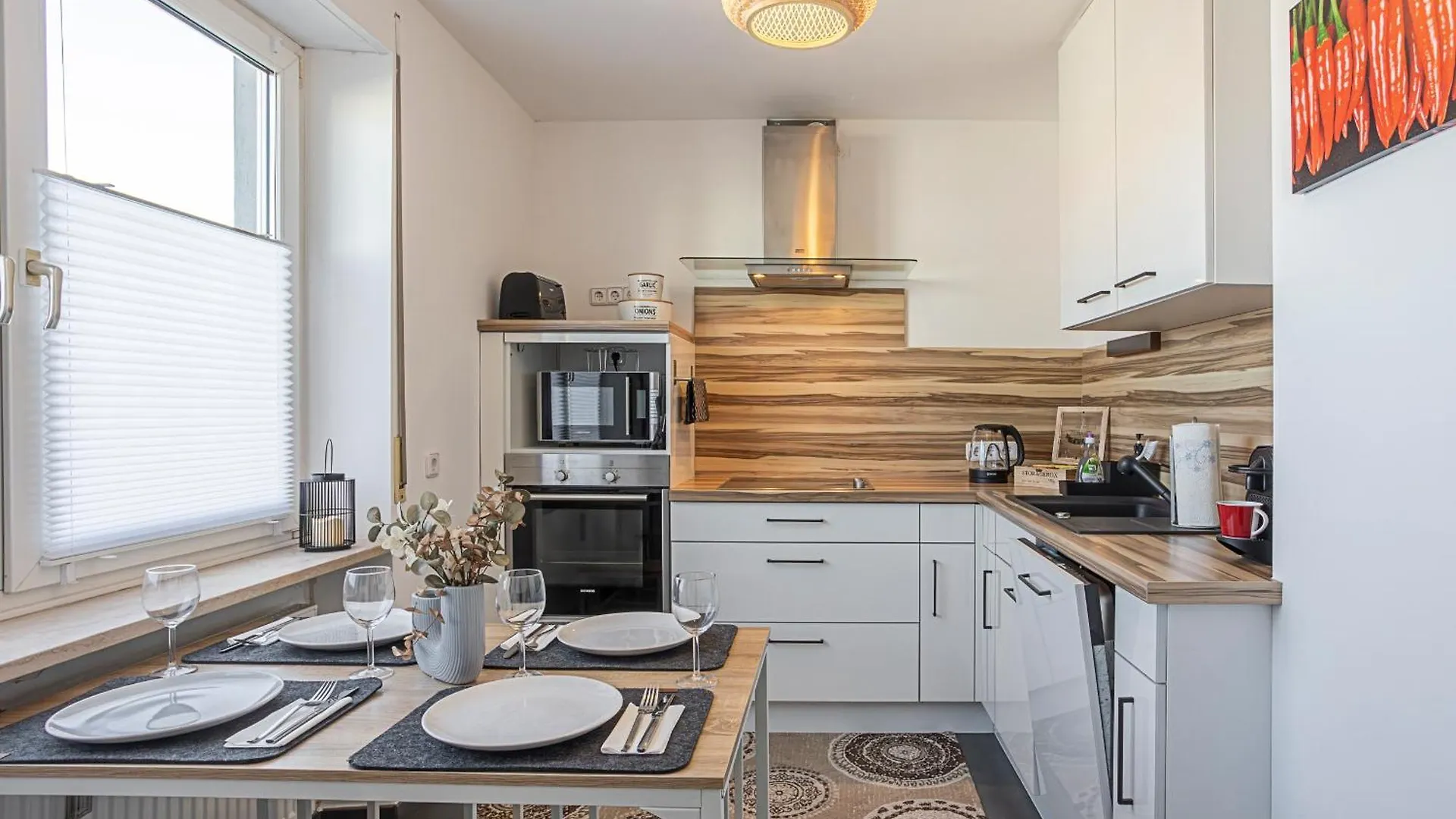 Cloud9 Kitchen Balcony Wifi Uniklinik Good Transport Connections Apartment Augsburg